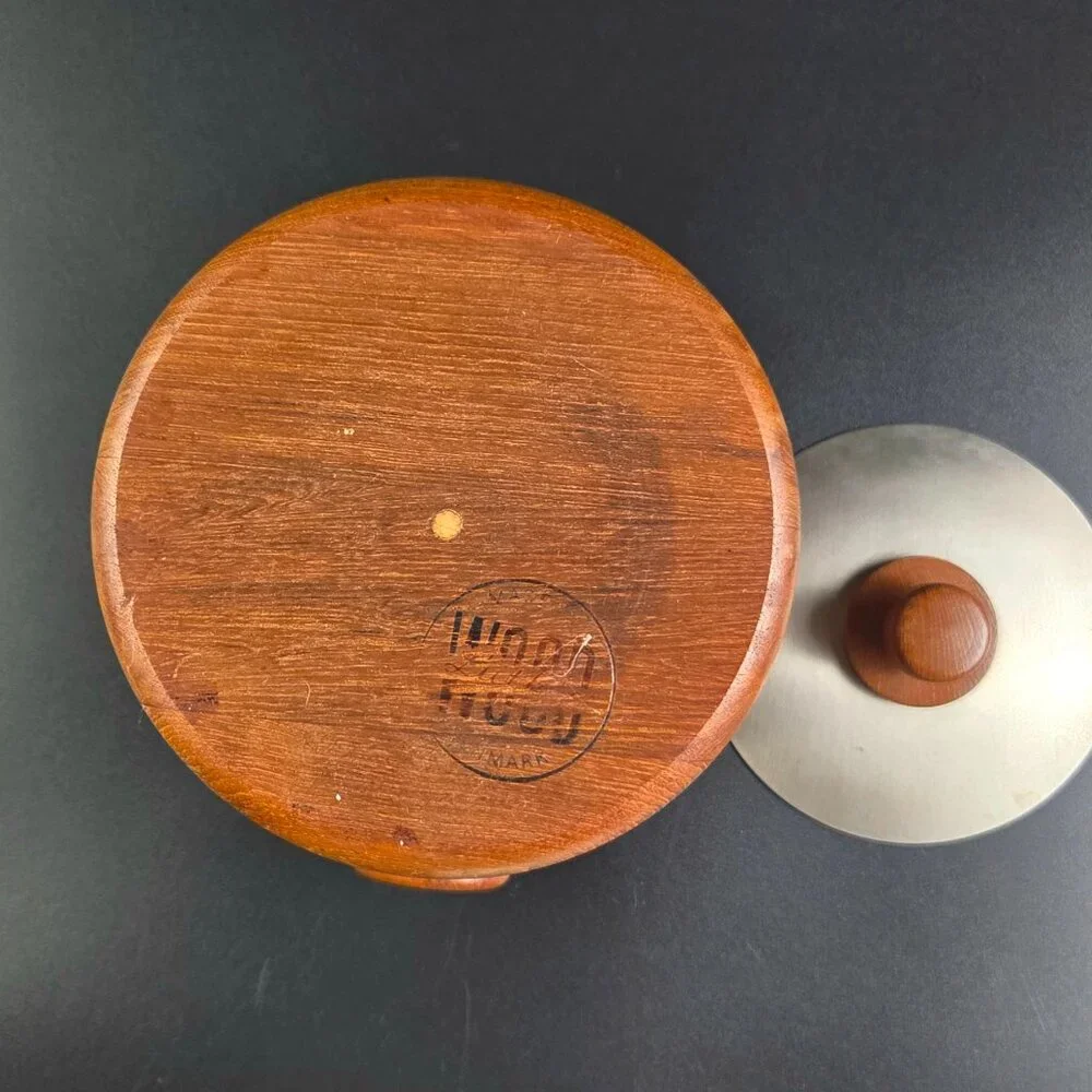 Vintage Danish Teak Ice Bucket with Lid – Sheffield, England